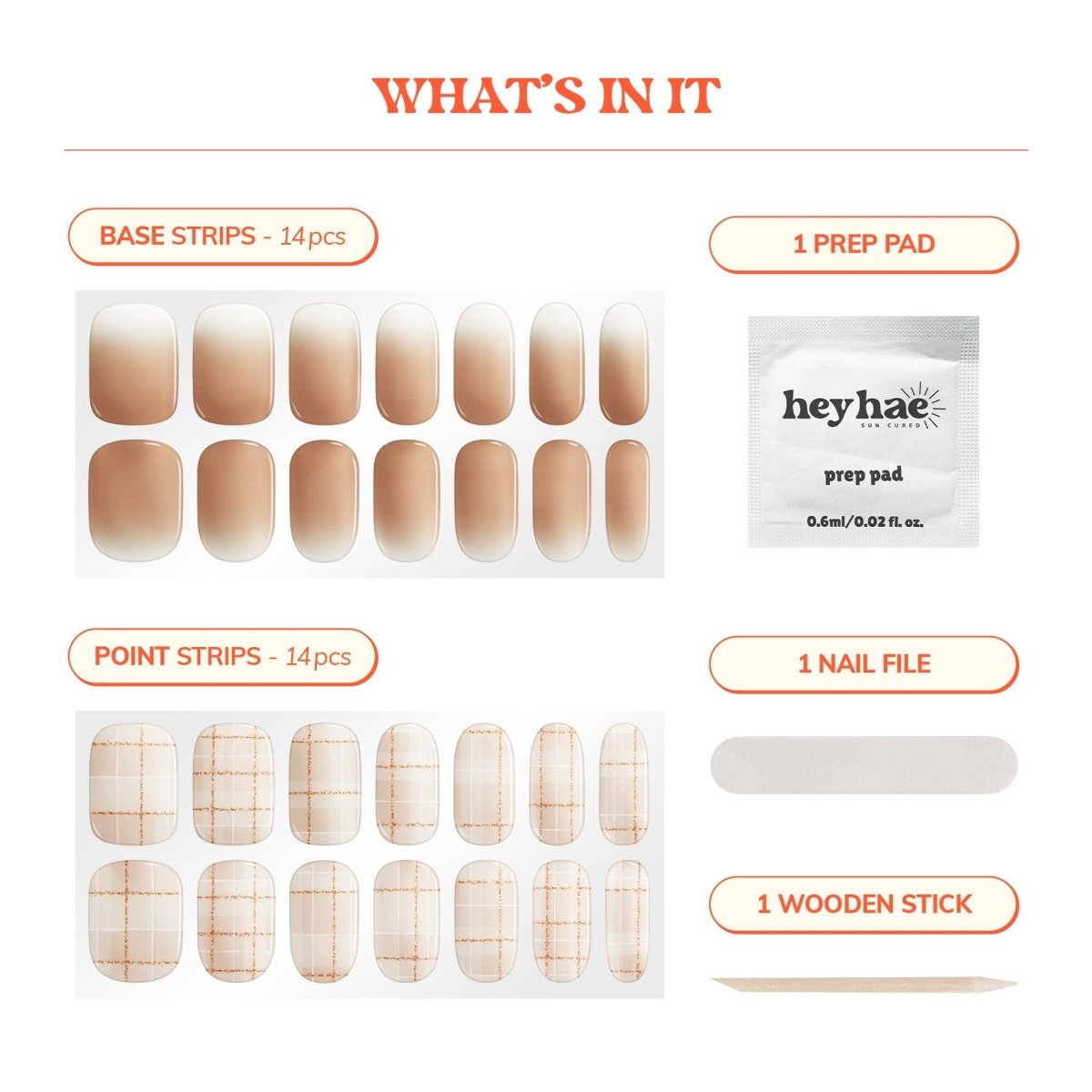 Hey, You're So Kind - Heyhae - sun sured gel nail stickers