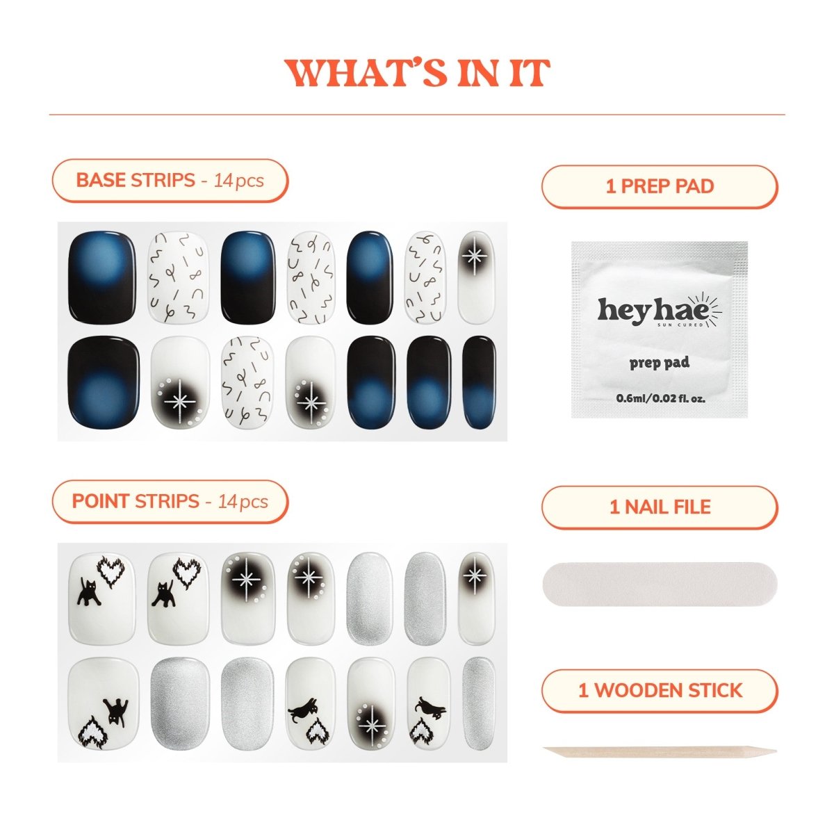 Hey, You’re Timeless - Heyhae - sun sured gel nail stickers