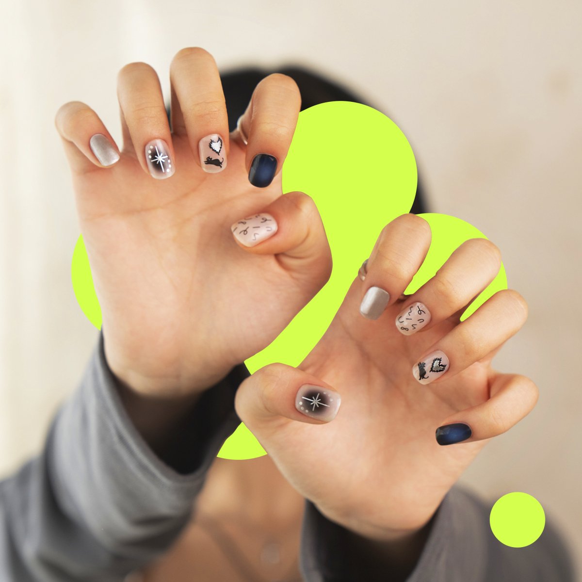 Hey, You’re Timeless - Heyhae - sun sured gel nail stickers