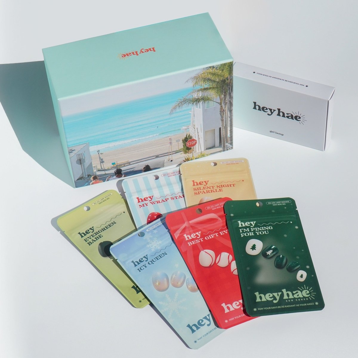 Holiday Collection - Heyhae - sun sured gel nail stickers