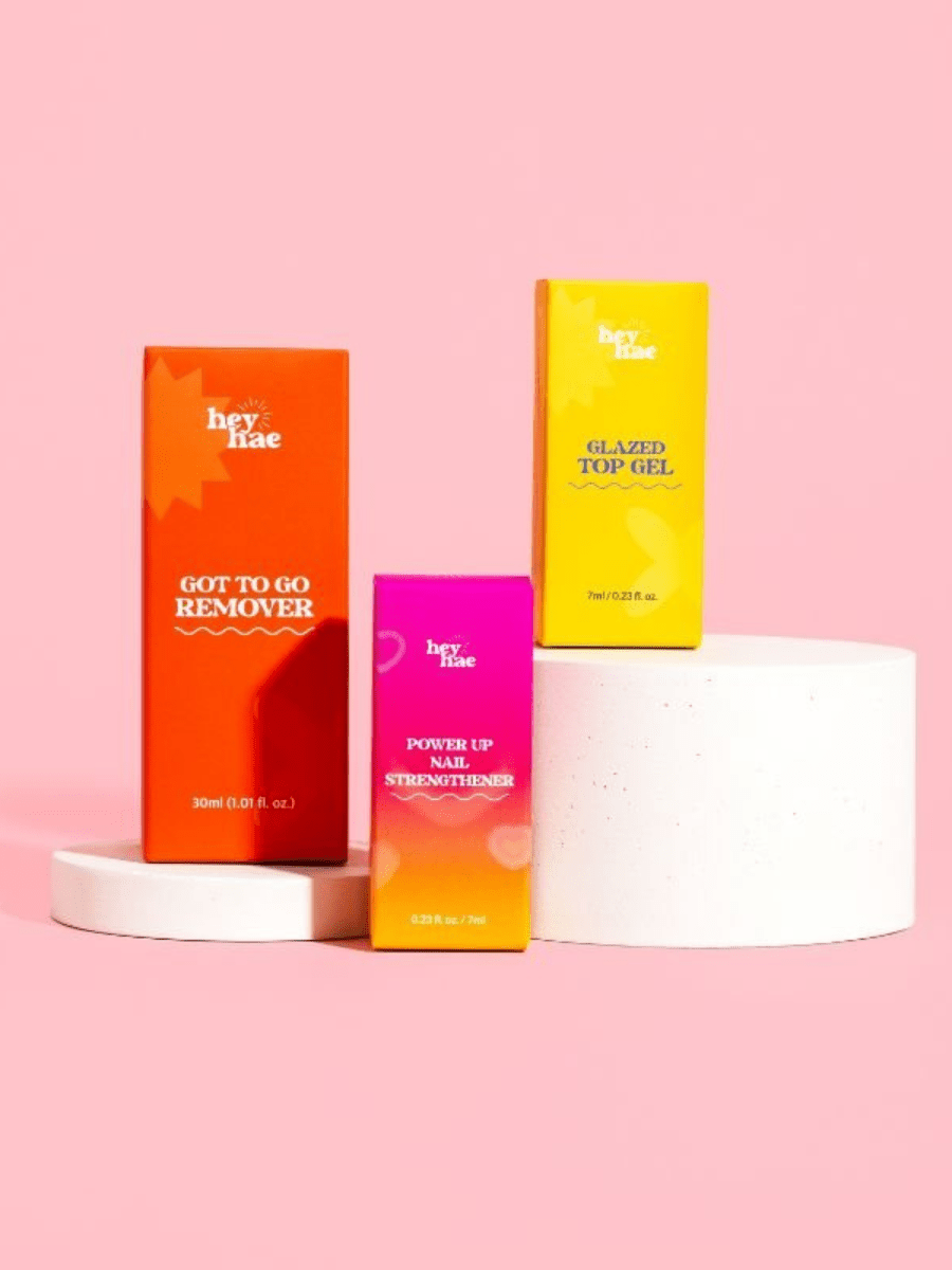 Nail Essential Set - Heyhae - sun sured gel nail stickers