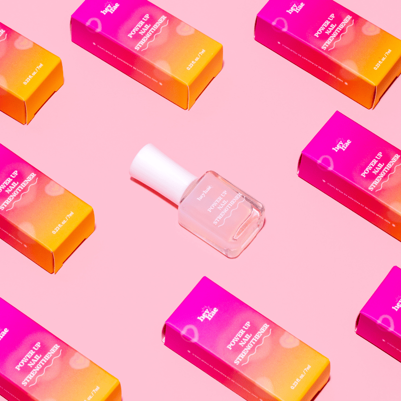 Power Up Nail Strengthener - Heyhae - sun sured gel nail stickers