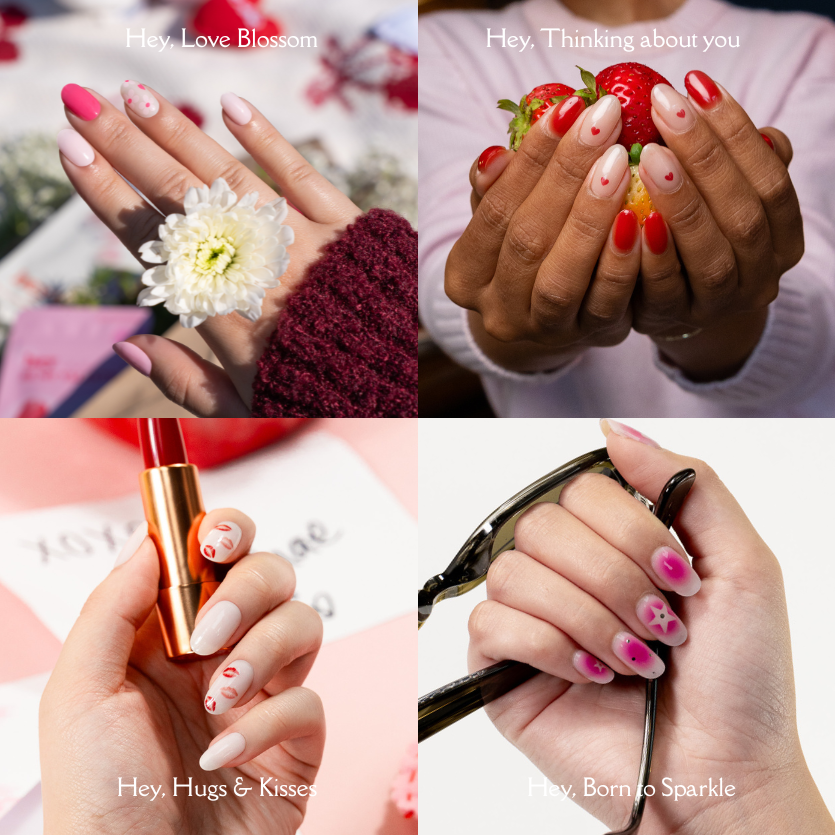 Sweet Love - Heyhae - sun sured gel nail stickers